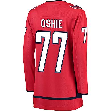 Women's Fanatics TJ Oshie Red Washington Capitals Breakaway Player Jersey