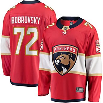 Men's Fanatics Branded Sergei Bobrovsky Red Florida Panthers Breakaway Player Jersey