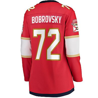Women's Fanatics Sergei Bobrovsky Red Florida Panthers Home Breakaway Jersey