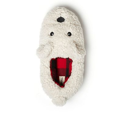 Dearfoams Critter Adult Closed Back Slippers