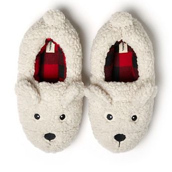 Dearfoams Critter Adult Closed Back Slippers