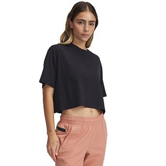 Women's Under Armour Rival Short Sleeve Cropped Tee