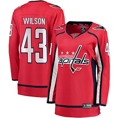 Women's Fanatics Tom Wilson Red Washington Capitals Breakaway Player Jersey