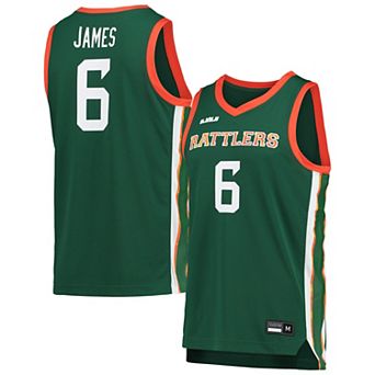 Men's Nike x LeBron James Green Florida A&M Rattlers Replica Basketball Jersey