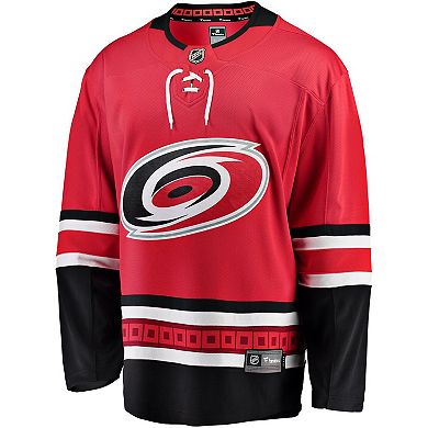 Men's Fanatics Branded Red Carolina Hurricanes Breakaway Alternate Jersey