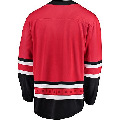 Men's Fanatics Branded Red Carolina Hurricanes Breakaway Alternate Jersey