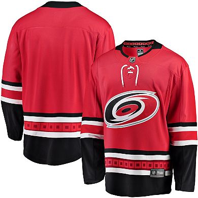 Men's Fanatics Branded Red Carolina Hurricanes Breakaway Alternate Jersey