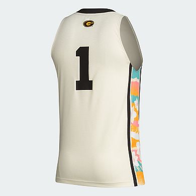 Men's adidas #1 Khaki Grambling Tigers Honoring Black Excellence Basketball Jersey