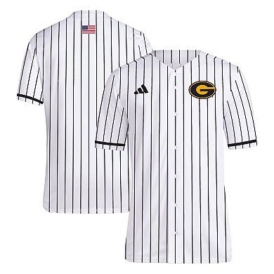 Men's adidas White Grambling Tigers Replica Baseball Jersey