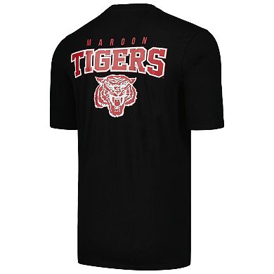 Men's FISLL Black Morehouse Maroon Tigers Applique T-Shirt