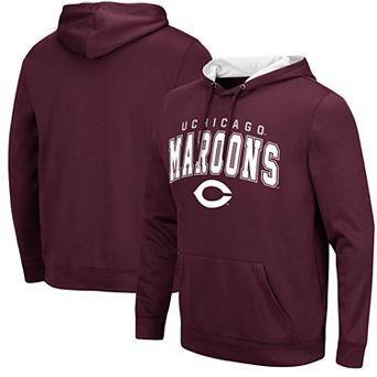 Men's Colosseum Maroon UChicago Maroons ResistanceÂ Pullover Hoodie