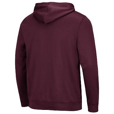 Men's Colosseum Maroon UChicago Maroons Resistance Pullover Hoodie