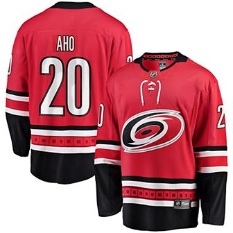 Men's Fanatics Sebastian Aho Red Carolina Hurricanes Alternate Breakaway Player Jersey