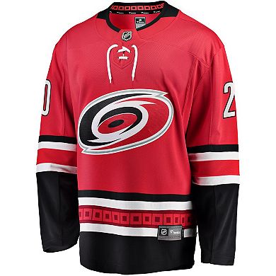 Men's Fanatics Sebastian Aho Red Carolina Hurricanes Alternate Breakaway Player Jersey