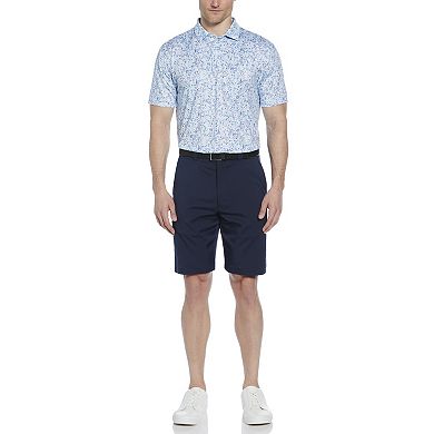 Men's Grand Slam Short Sleeve Paint Splatter Golf Polo