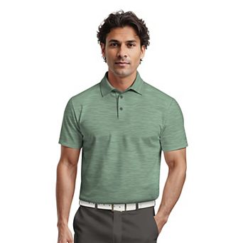 Men's Grand Slam Jaspe Airflow Short Sleeve Golf Polo Shirt