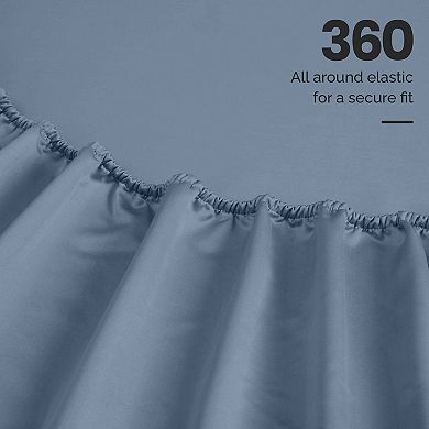 SUPERIOR Egyptian Cotton 1500 Thread Count Solid 4-pc Sheet Set
