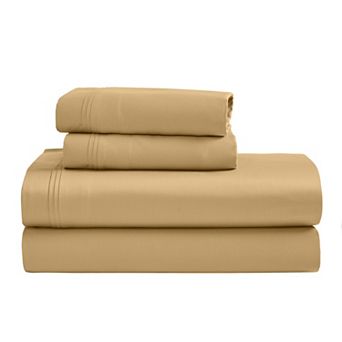SUPERIOR Egyptian Cotton 1500 Thread Count Solid 4 pc Sheet Set