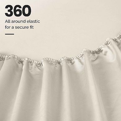 SUPERIOR Egyptian Cotton 1200 Thread Count Solid 4-pc. Deep Pocket Sheet Set