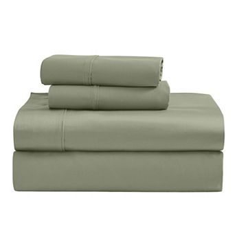 SUPERIOR Egyptian Cotton 1200 Thread Count Solid 4 pc Deep Pocket Sheet Set