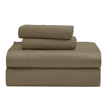 SUPERIOR Egyptian Cotton 1200 Thread Count Solid 4 pc Deep Pocket Sheet Set