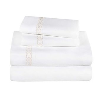 SUPERIOR Egyptian Cotton 1000 Thread Count 4 pc Deep Pocket Sheet Set with Pillowcases