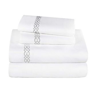 SUPERIOR Egyptian Cotton 1000 Thread Count 4 pc Deep Pocket Sheet Set with Pillowcases