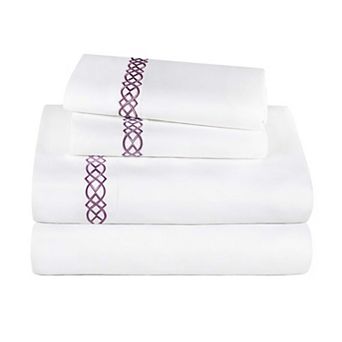 SUPERIOR Egyptian Cotton 1000 Thread Count 4 pc Deep Pocket Sheet Set with Pillowcases