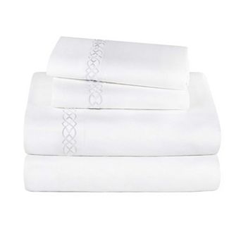 SUPERIOR Egyptian Cotton 1000 Thread Count 4 pc Deep Pocket Sheet Set with Pillowcases