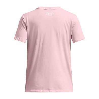 Girls 7-18 Under Armour Center Front Big Logo Graphic Tee