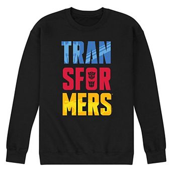 Men's Transformers Logo Fleece Sweatshirt