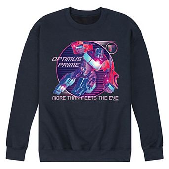 Men's Transformers Optimus Prime Verse Badge Fleece Sweatshirt