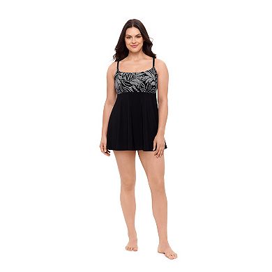 Women's Great Lengths After Hours Empire Swimdress One-Piece Swimsuit