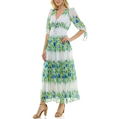 Women's Taylor Chiffon Tiered Maxi Dress