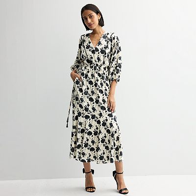 Women's Taylor Blouson Satin Midi Dress