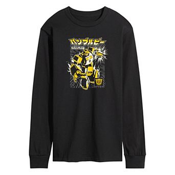 Men's Transformers Bumblebee Long Sleeve Graphic Tee