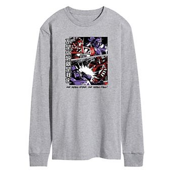 Men's Transformers One Shall Stand Long Sleeve Graphic Tee