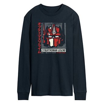 Men's Transformers Optimus Prime Long Sleeve Graphic Tee