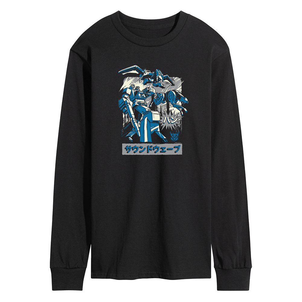Men's Transformers Soundwave Long Sleeve Graphic Tee