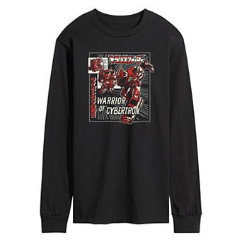 Men's Transformers Warrior Of Cybertron Long Sleeve Graphic Tee