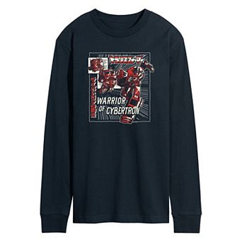 Men's Transformers Warrior Of Cybertron Long Sleeve Graphic Tee