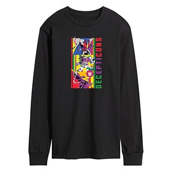 Men's Transformers Decepticons Long Sleeve Graphic Tee