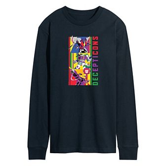 Men's Transformers Decepticons Long Sleeve Graphic Tee