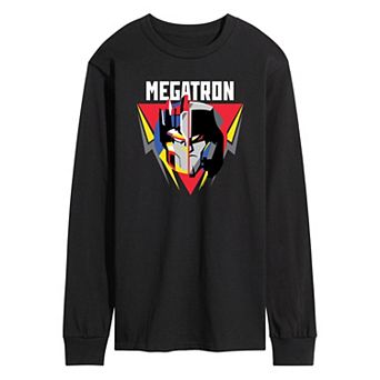 Men's Transformers Megatron Badge Long Sleeve Graphic Tee