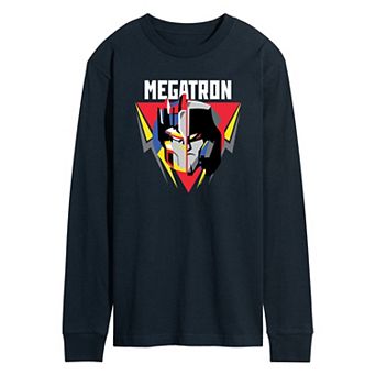 Men's Transformers Megatron Badge Long Sleeve Graphic Tee