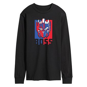 Men's Transformers OP Boss Long Sleeve Graphic Tee