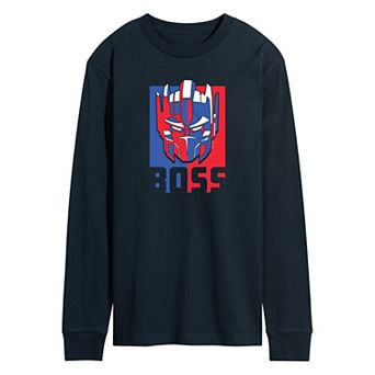 Men's Transformers OP Boss Long Sleeve Graphic Tee