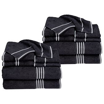 Lavish Home 16 pc Cotton Towel Set