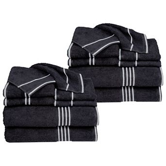 Lavish Home 16 pc Cotton Towel Set