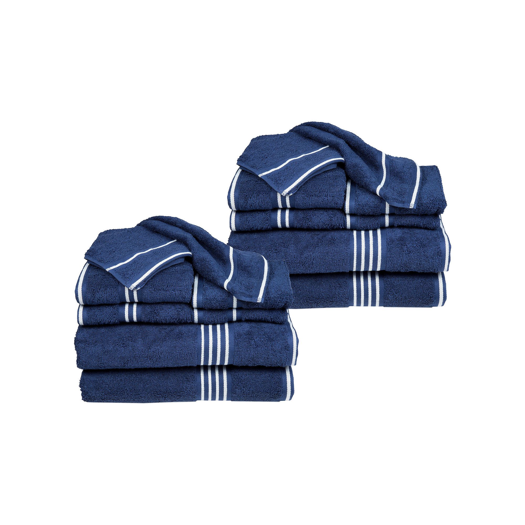 Lavish Home 16-pc. Cotton Towel Set, Blue